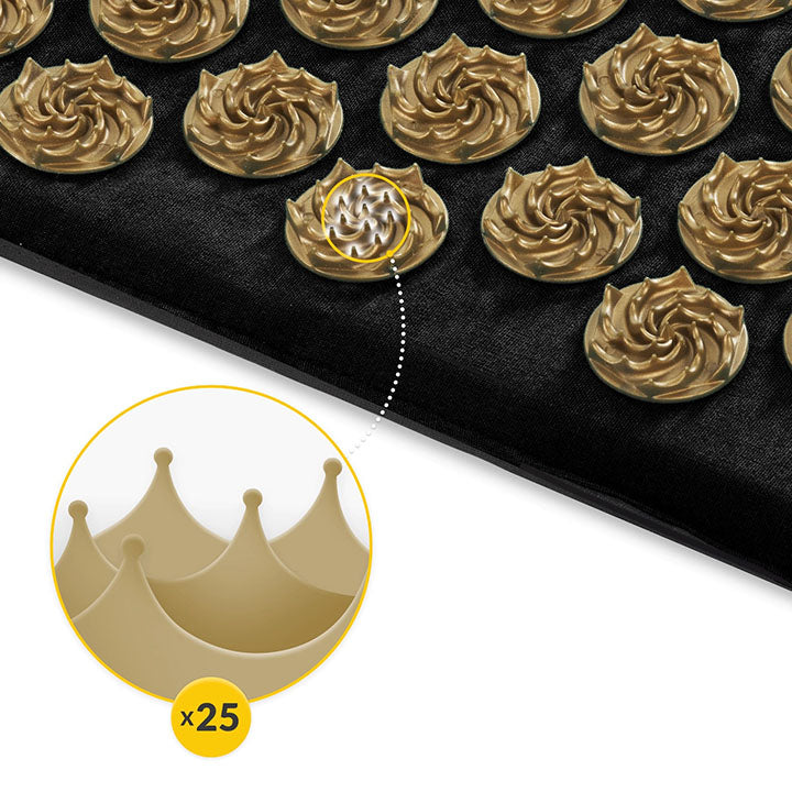 Didelio adatų kilimėlio nugarai spygliai yra strėlės antgalio formos