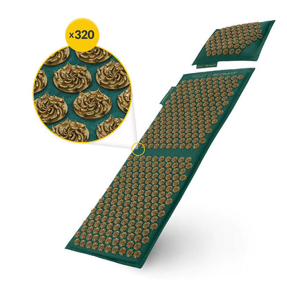 Akupresūrinis kilimėlis su adatomis