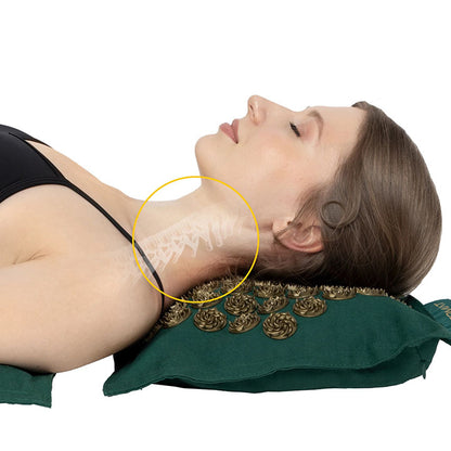 Ekologiška spygliuota akupresūrinė pagalvė