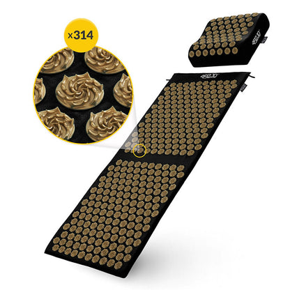 ERGO akupresūrinis taškinio masažo kilimėlis su daug spygliukų