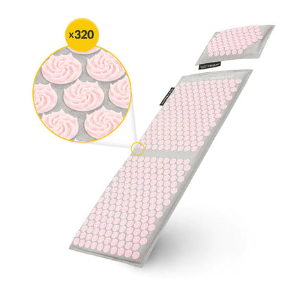 Akupresūrinis kilimėlis nugarai turi daug spygliukų