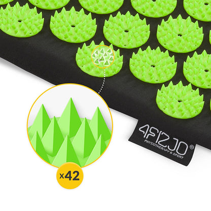 Spygliuotas akupunktūrinis kilimėlis iš arti