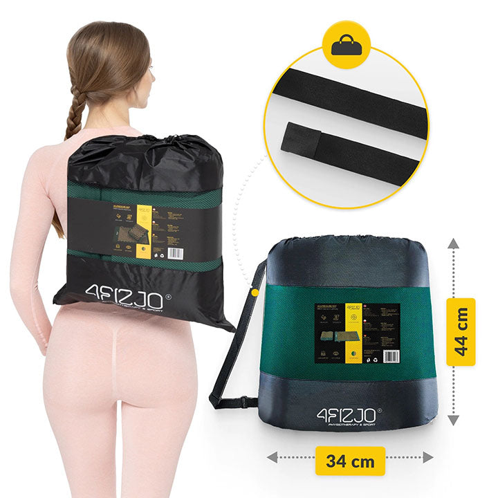 Akupunktūrinio masažinio kilimėlio ir pagalvės krepšys