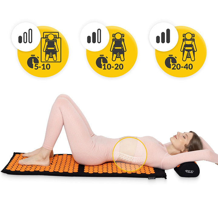 Akupunktūrinis masažo kilimėlis naudojimas