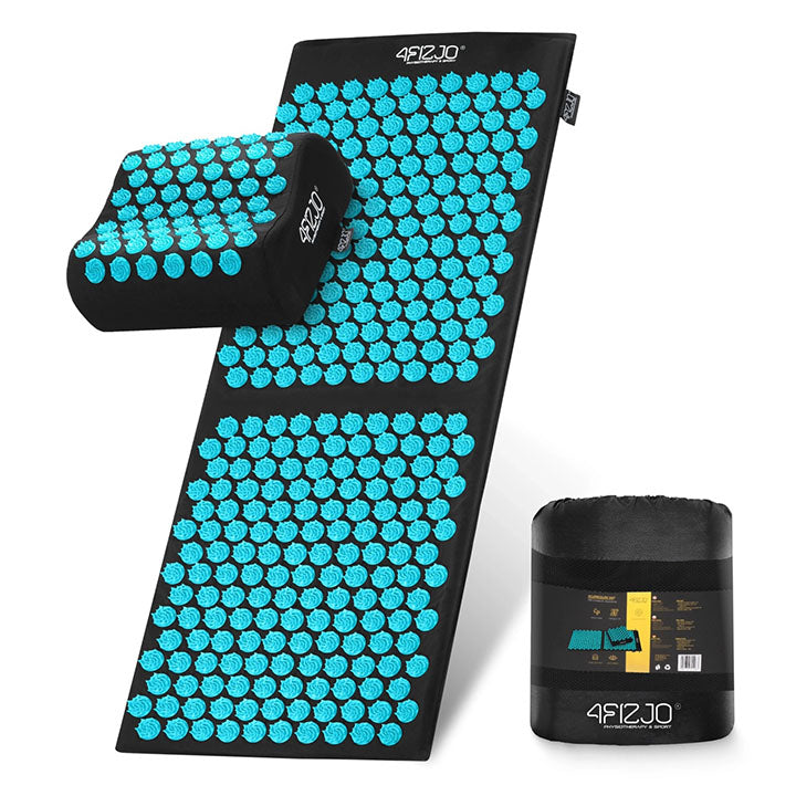 Akupunktūros kilimėlis su pagalve ir krepšiu