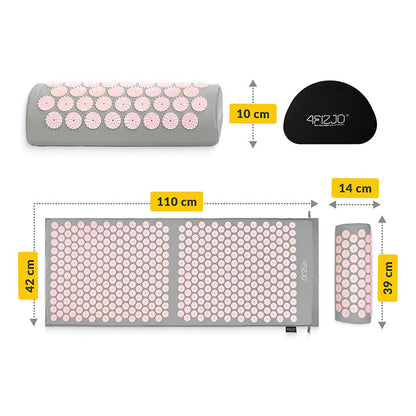 Klasikinio kilimėlio su adatomis dydis