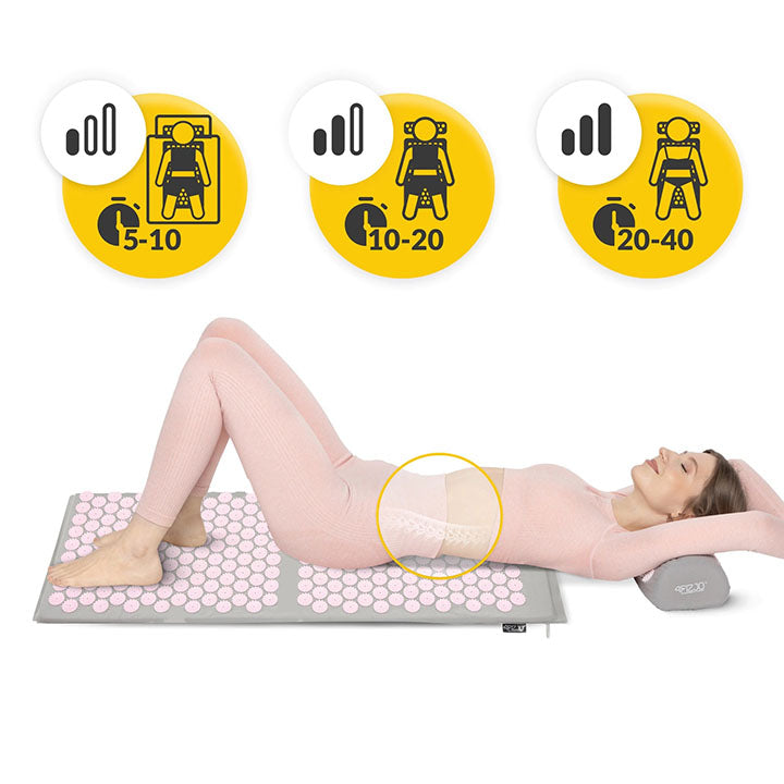 Kilimėlio su adatomis naudojimas