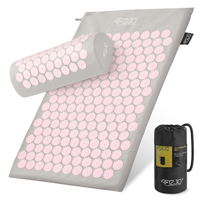 Kilimėlis su spygliukais ir pagalve bei krepšiu