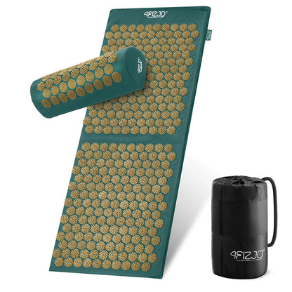 Masažinis kilimėlis su pagalve ir krepšiu