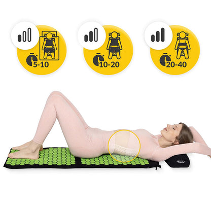 Taškinis masažo kilimėlis naudojimas